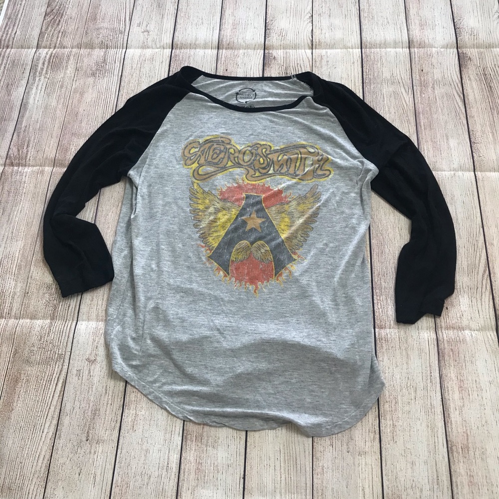 Project Karma Aerosmith Quarter Sleeve Top - Picture 2 of 3